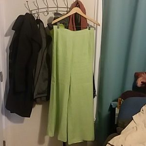 J. Peterman Linen wide leg palazzo pants